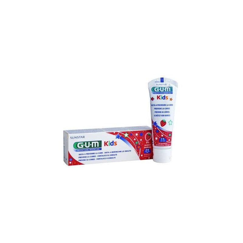 Gum Kids Dentifricio 2/6 Anni 50 Ml