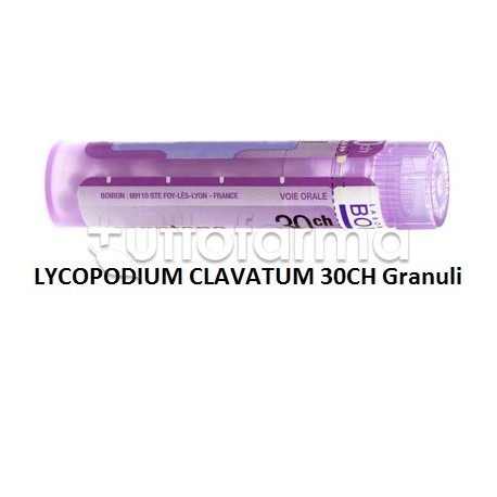 Boiron Lycopodium Clavatum 30CH Granuli Omeopatici Tubo da 4gr