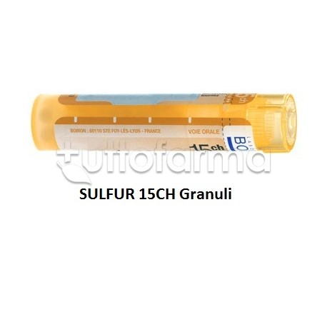 Boiron Sulfur 15CH Granuli Omeopatici Tubo da 4gr