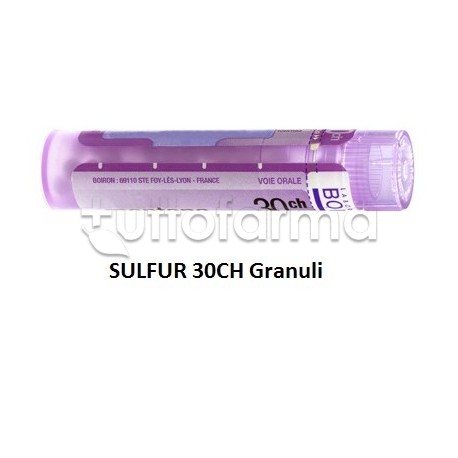 Boiron Sulfur 30CH Granuli Omeopatici Tubo da 4gr Boiron Sulfur 30CH Granuli Omeopatici Tubo da 4gr
