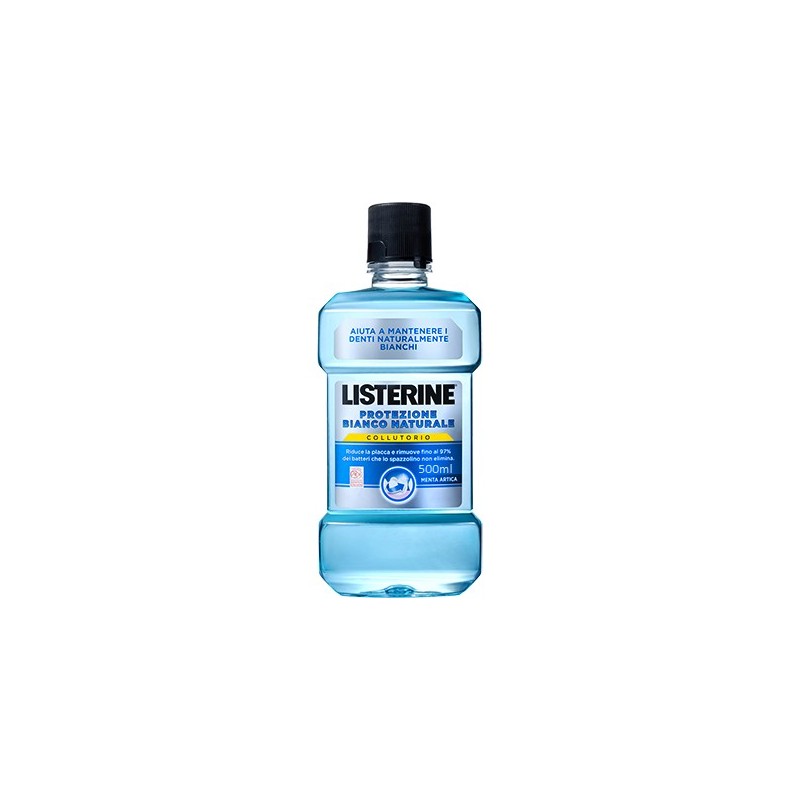 Listerine Collutorio Protezione Bianco Naturale 500 ml
