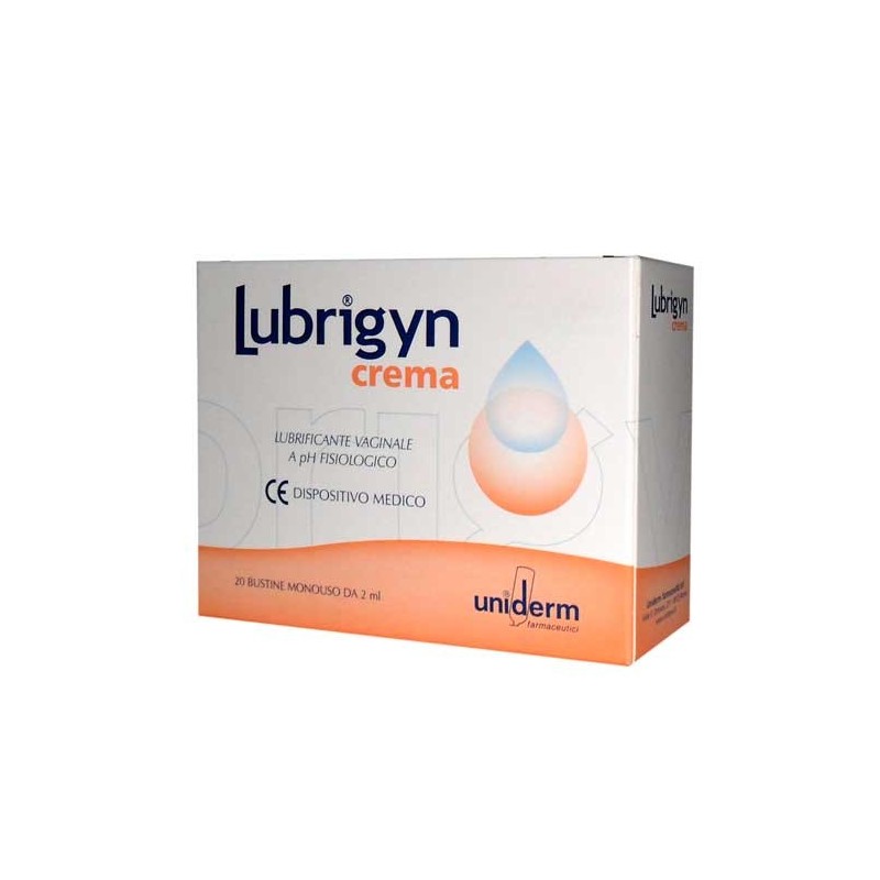 Lubrigyn Crema Vaginale Lubricante 20 Bustine da 2 ml