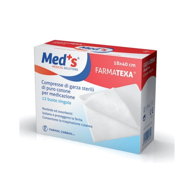 kalın tip şekil Bir isim yap  Med's Farmatexa Compresse Di Garza Sterile 18x40 12 Pezzi - Tuttofarma