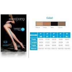 ModaSana Calza Autoreggente Compressione Forte 140 Denari Nature Varie Misure ModaSana Calza Autoreggente Compressione Forte 140 Denari Nature Varie Misure