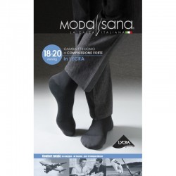 ModaSana Gambaletti Uomo Cotone Compressione Forte Antracite Varie Misure ModaSana Gambaletti Uomo Cotone Compressione Forte Antracite Varie Misure