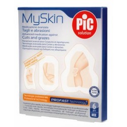 Pic MySkin Medicazione Avanzata per Tagli ed Abrasioni Mix 6 Pezzi