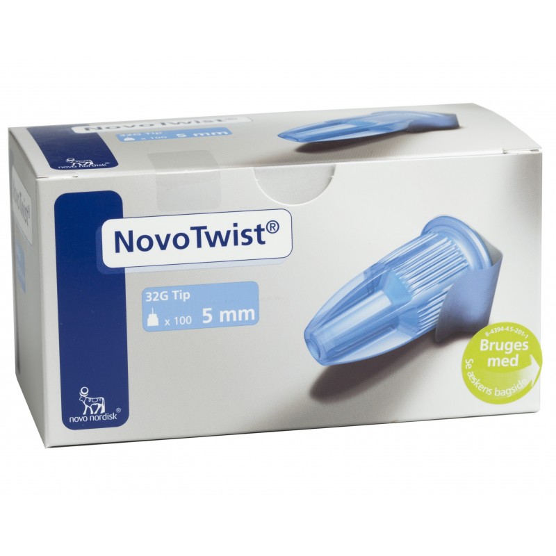 Novo Nordisk NovoTwist Aghi Insulina 32 Gr 5 Mm 100 Pezzi