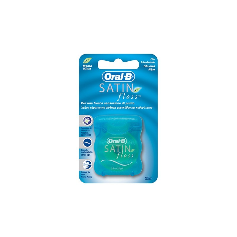 Oral-B Satin Floss Filo Interdentale Igiene Orale 25 Mt