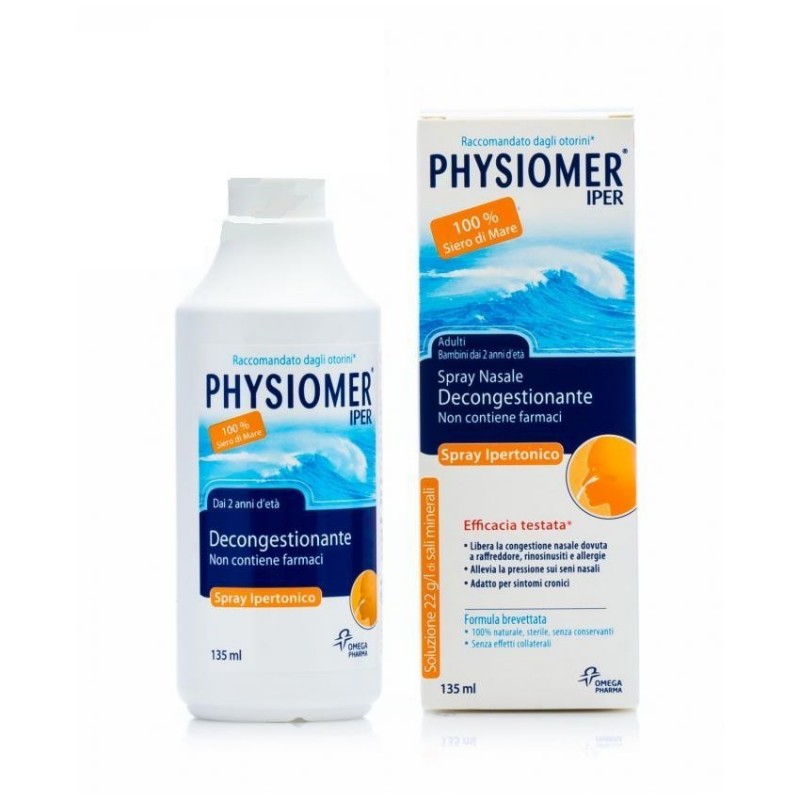 Physiomer Iper Spray Decongestionante Nasale 135 Ml