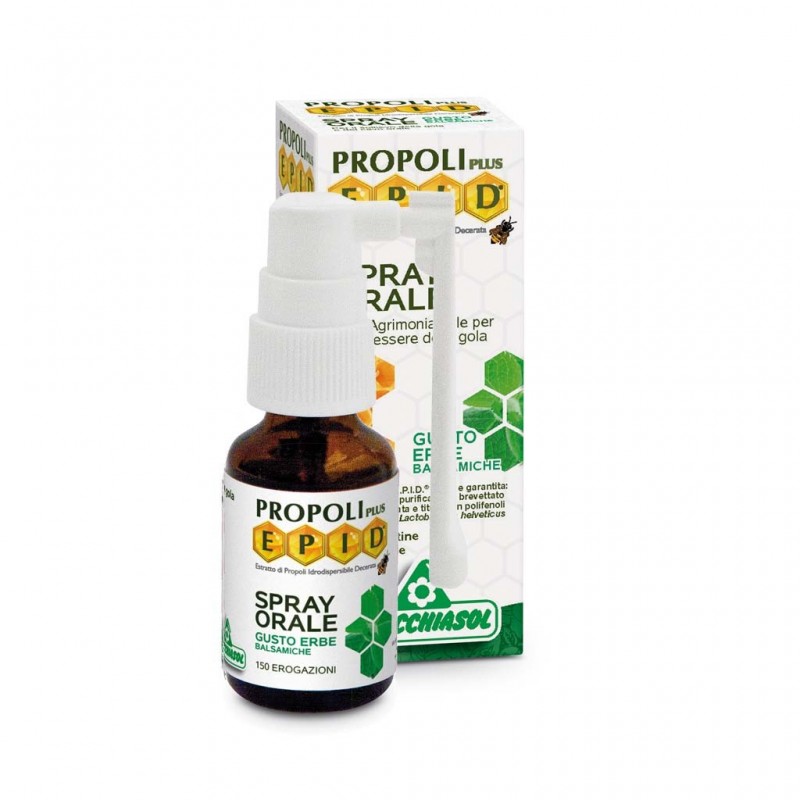 Specchiasol Epid Propoli Spray Erbe Balsamiche Flaconcini 15 ml Specchiasol Epid Propoli Spray Erbe Balsamiche Flaconcini 15 ml