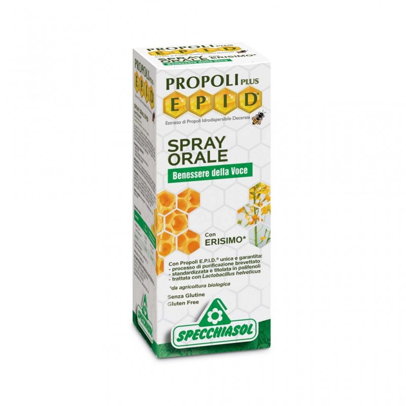 Specchiasol Epid Propoli Spray Erisimo Flaconcini 15 ml