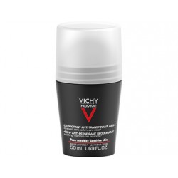Vichy Homme Deodorante Roll-On Pelli Sensibili 50 ml