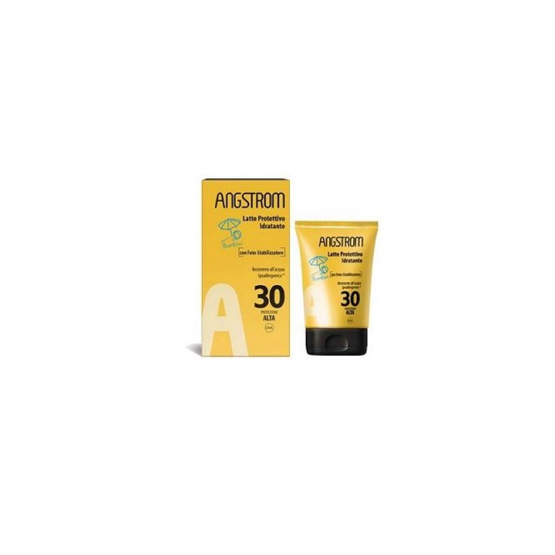 Angstrom Solare Baby Latte SPF 30 Protezione Solare Bambini 100 ml Angstrom Solare Baby Latte SPF 30 Protezione Solare Bambini 100 ml
