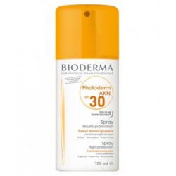Bioderma Photoderm Akn Spray SPF 30/UVA 13 Protezione Solare 100 ml