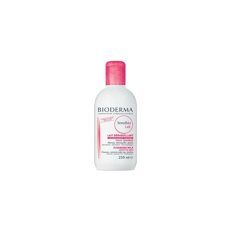 flacone Bioderma Sensibio Latte Detergente Viso e Occhi 250ml flacone Bioderma Sensibio Latte Detergente Viso e Occhi 250ml