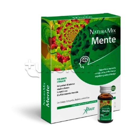 Aboca Natura Mix Advanced Mente Concentrato Fluido 10 Flaconcini