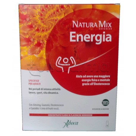 Aboca Natura Mix Advanced Energia 10 Flaconcini Energizzanti Aboca Natura Mix Advanced Energia 10 Flaconcini Energizzanti