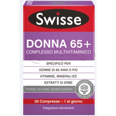 Swisse Donna 65+ Multivitaminico Integratore per Donne 30 Compresse