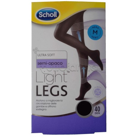 Scholl Light Legs Collant Contenitivi 40 Denari Nero Taglia M