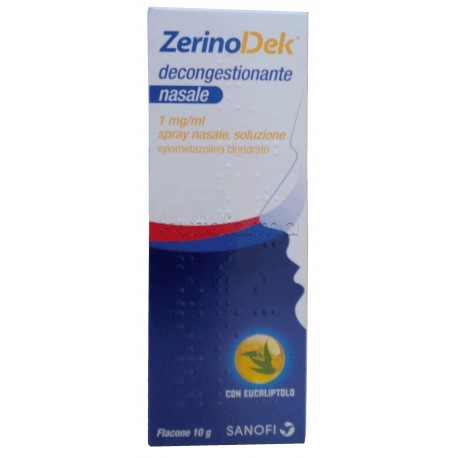 ZerinoDek Spray Decongestionante per Naso Chiuso 10ml
