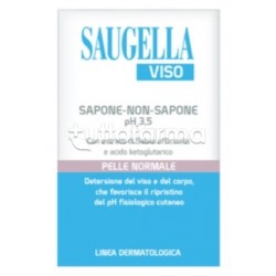 Saugella Viso Sapone-Non-Sapone pH 3.5 per Pelli Normali 100g Saugella Viso Sapone-Non-Sapone pH 3.5 per Pelli Normali 100g