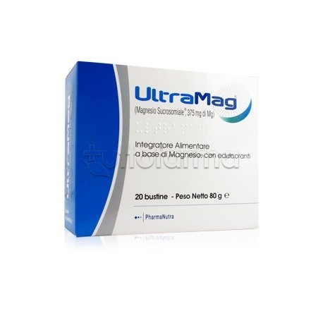 UltraMag Integratore Alimentare con Magnesio 20 Bustine