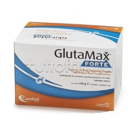 Glutamax Forte Integratore per il Fegato di Cani e Gatti 40 Compresse