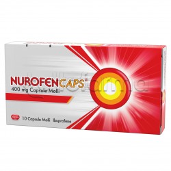 NurofenCaps 10 Capsule Molli 400 mg Antinfiammatorio