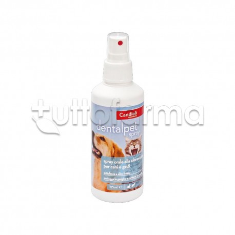 DentalPet Spray Orale alla Clorexidina per Cani e Gatti 125ml