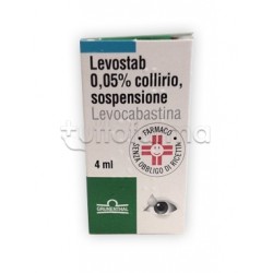 Levostab Collirio Flacone 4 ml 0,5 mg/ml per Occhi Allergici Levostab Collirio Flacone 4 ml 0,5 mg/ml per Occhi Allergici