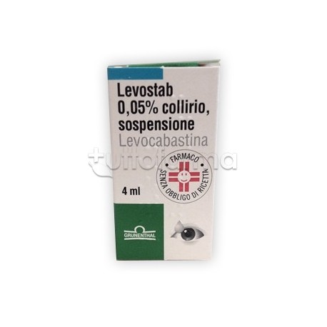 Levostab Collirio Flacone 4 ml 0,5 mg/ml per Occhi Allergici