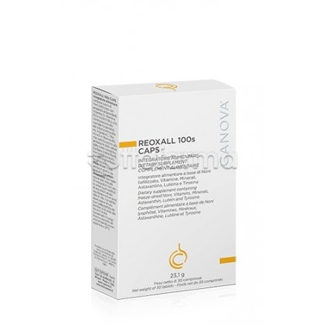 Canova Reoxall 100s Caps Integratore per Esposizione Solare 30 Compresse Canova Reoxall 100s Caps Integratore per Esposizione Solare 30 Compresse