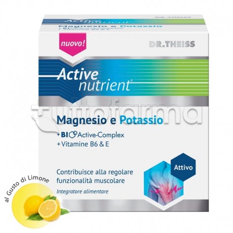 Dr.Theiss Active Nutrient Magnesio E Potassio 20 Bustine Dr.Theiss Active Nutrient Magnesio E Potassio 20 Bustine