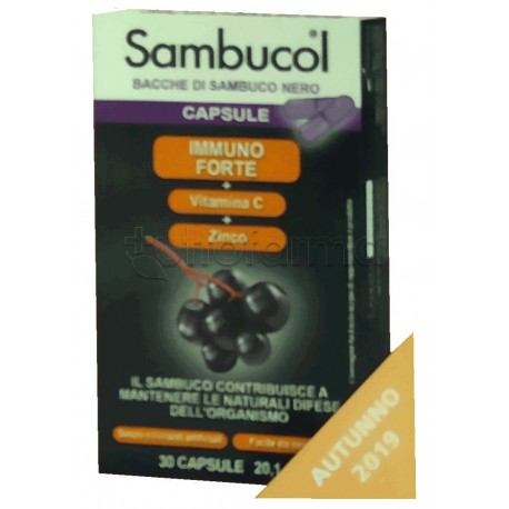 Sambucol Immuno Forte per Difese Immunitarie 30 Capsule