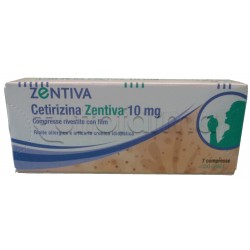 Cetirizina Zentiva Antistaminico 7 Compresse 10mg (Equivalente Zirtec)
