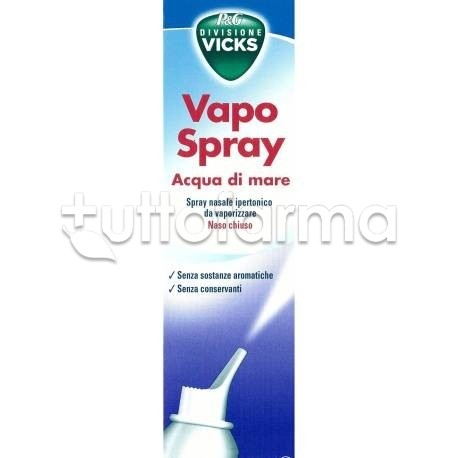 Vicks Vapo Spray Nasale Isotonico Con Acqua Di Mare 100 ml
