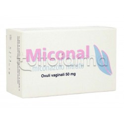 Miconal 15 Ovuli Vaginali per Micosi 50 Mg