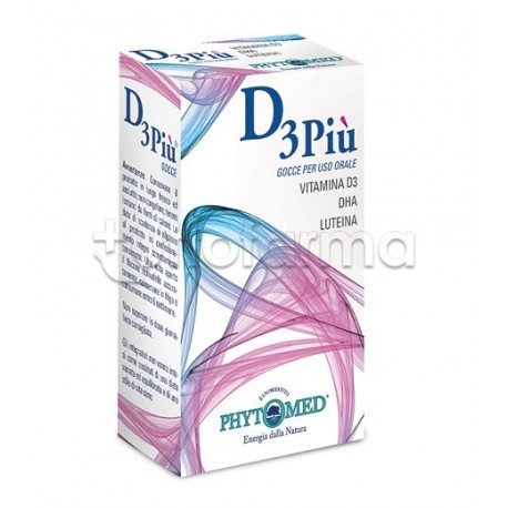 D3 Più Vitamina D per Bambini Gocce 20ml D3 Più Vitamina D per Bambini Gocce 20ml