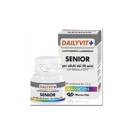 DailyVit+ Senior Vitamine per Adulti dai 50 Anni 30 Compresse