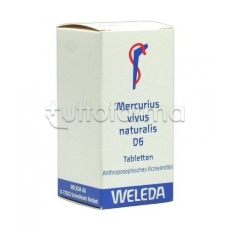 Weleda Mercurius Vivus Naturalis D6 80 Compresse