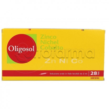 IMO Labcatal Oligosol Oligoelementi Zinco/Nichel/Cobalto 28 Fiale 2 ml