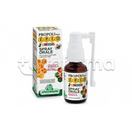 Specchiasol Epid Junior Propoli per Gola Spray Orale 15ml Specchiasol Epid Junior Propoli per Gola Spray Orale 15ml