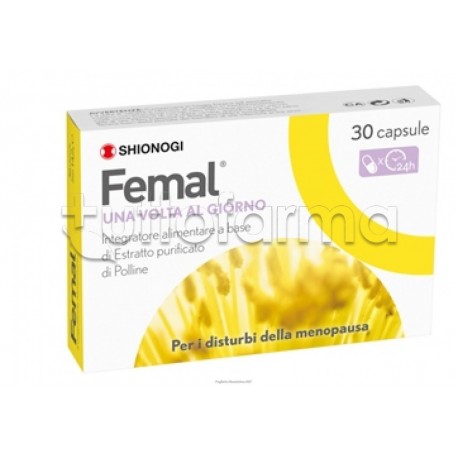 Femal Integratore contro Disturbi Menopausa 30 Capsule Singole