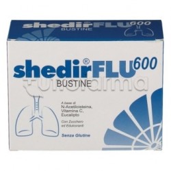Shedir Shedirflu 600 Lemon 20 Buste per Tosse e Catarro Shedir Shedirflu 600 Lemon 20 Buste per Tosse e Catarro