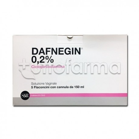 Dafnegin 5 Flaconi Soluzione Vaginale 150 ml 0,2% per Candida