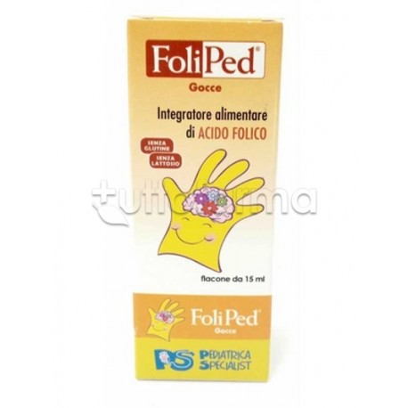 Foliped Gocce Acido Folico per Bambini 15ml