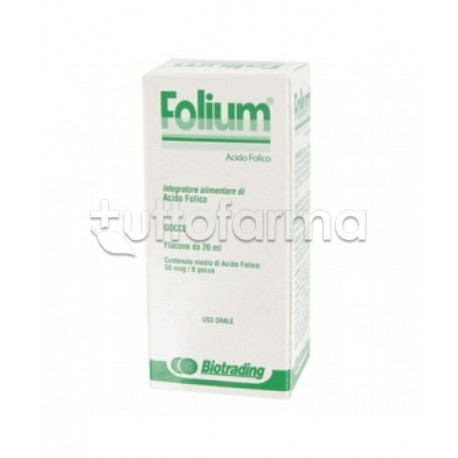 Folium Gocce Integratore Acido Folico 20ml