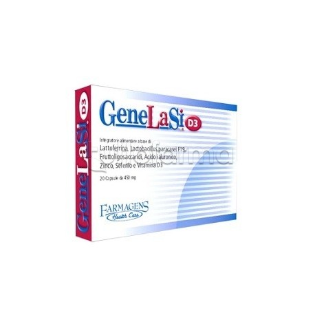 Genelasi D3 Integratore di Fermenti Lattici e Vitamine 20 Capsule