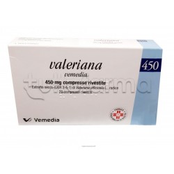 Valeriana Vemedia per Ansia, Stress e Insonnia 20 Compresse 450mg