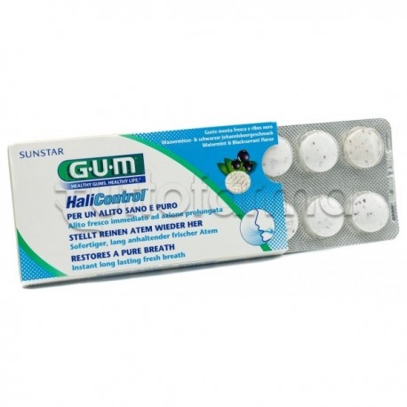 Gum Halicontrol per Alitosi e Rinfrescare Alito 10 Compresse Orosolubili